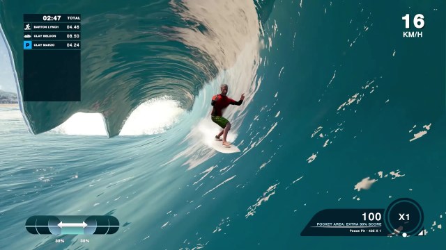 Barton Lynch Pro Surfing Pipe